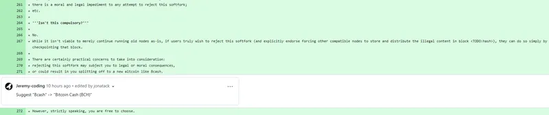 比特币软分叉提案引发法律威胁争议与反对声浪