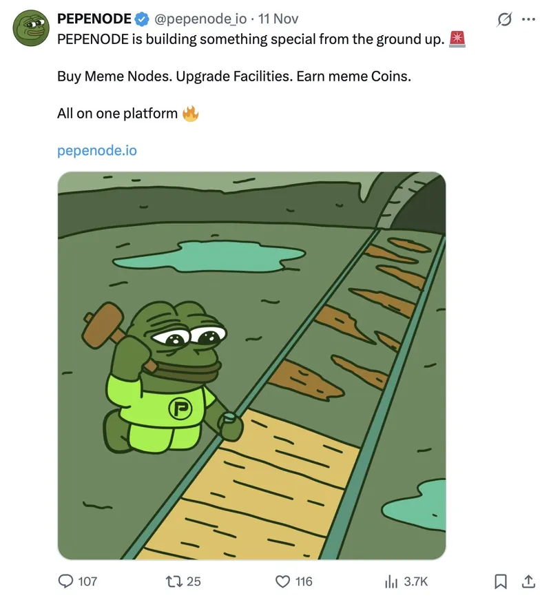 PEPENODE推文