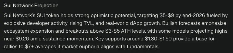 perplexity ai predicts sui