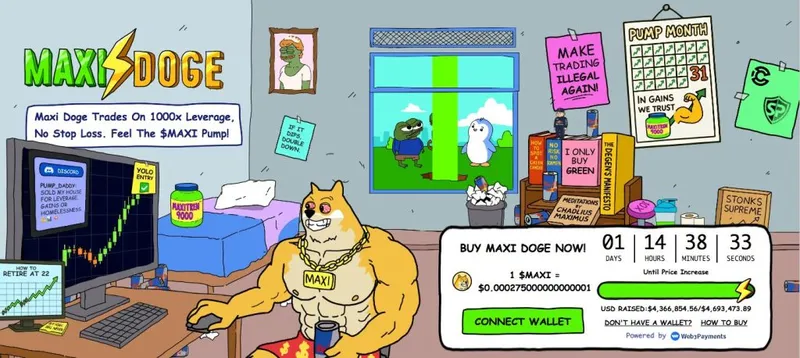 maxi doge crypto presale