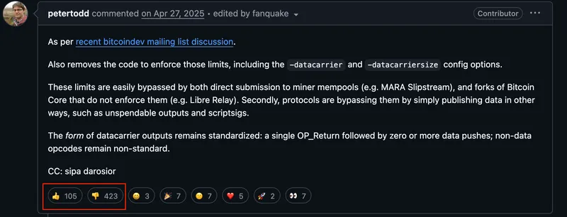 Bitcoin Core, Decentralization, Spam, Nodes