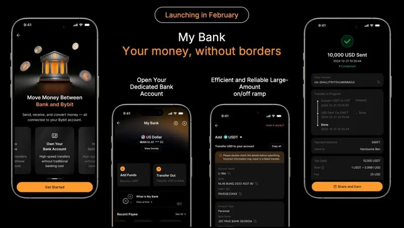 Bybit Dollar Accounts - Image from Livestream