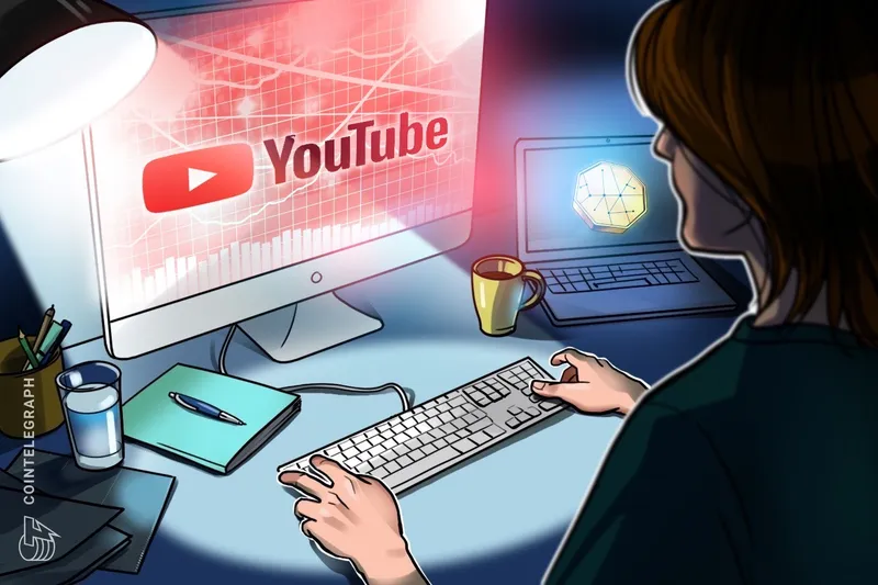 YouTube上加密货币相关视频观看量跌至五年最低，“问题不限于X平台”