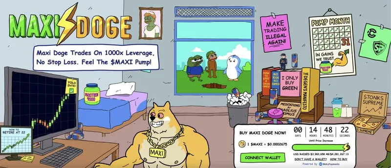 maxi doge crypto presale