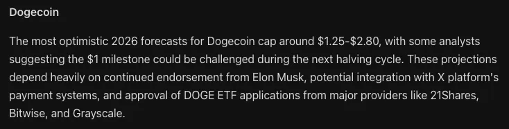 Strange New Chinese AI 'KIMI' Predicts the Price of XRP, Ethereum and Dogecoin by the End of 2026