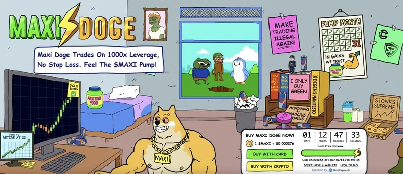 maxi doge crypto presale