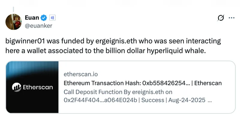 交易员押注CZ赦免再获利56,522美元，内幕交易疑云重重