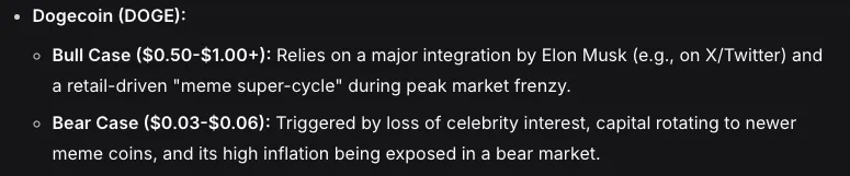 deepseek ai predicts doge