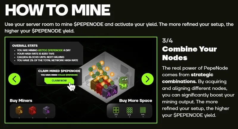 How to mine with pepe node