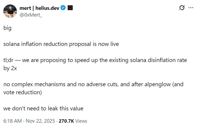 索拉拉财库支持提案提升年通缩率至30%